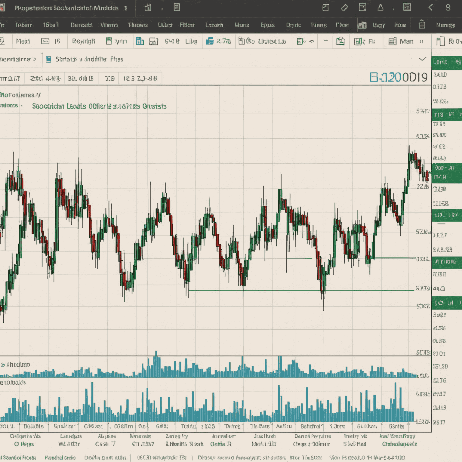 Stochastic Oscillator displayed below a price chart, showing overbought and oversold levels